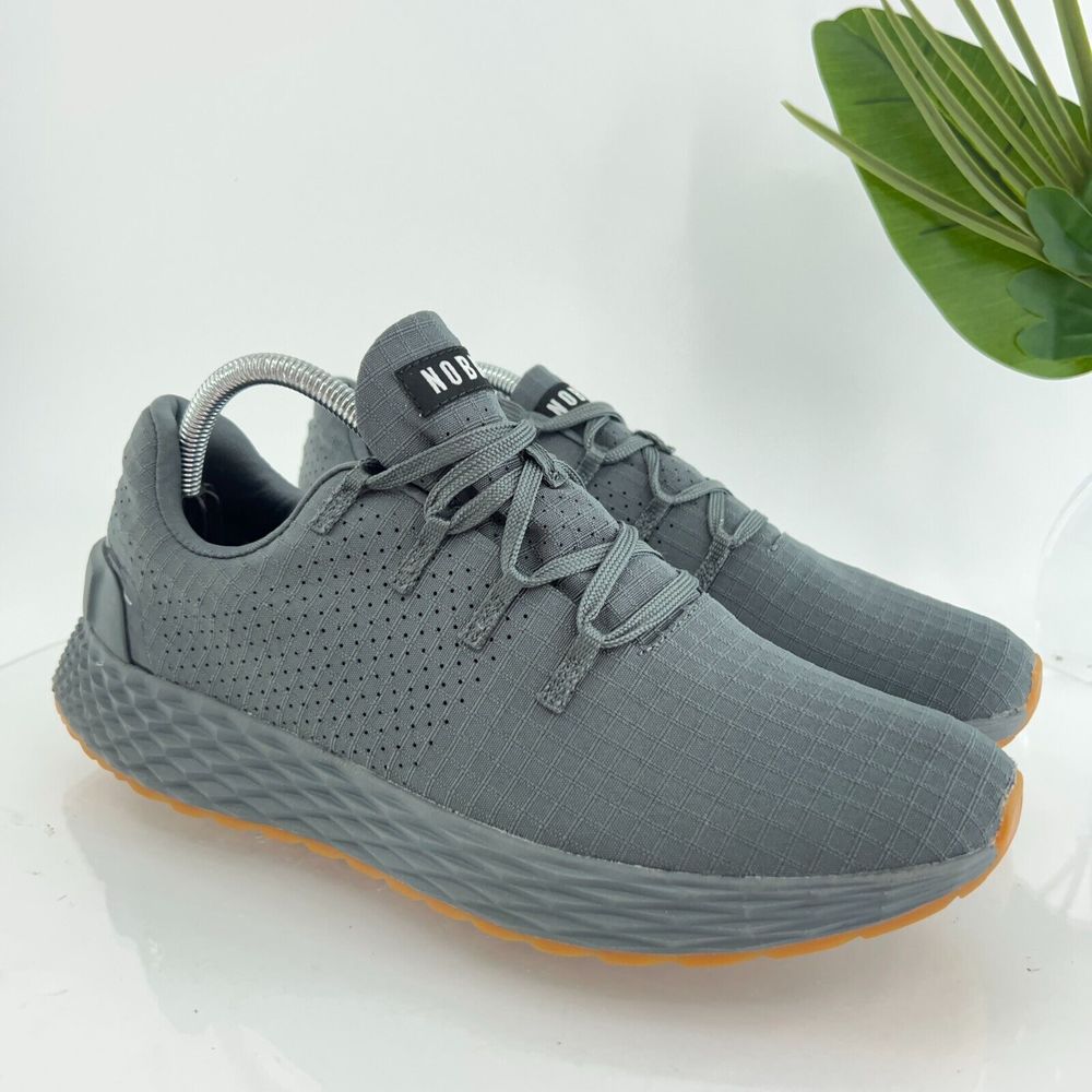 Nobull ALLDAY Ripstop Trainers Men's Size 9 Grey Workout Gym Shoes - Picture 2 of 14
